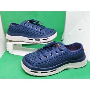 Women's SoftScience SailFin Fin Boat Shoes- Size 9 Navy Blue